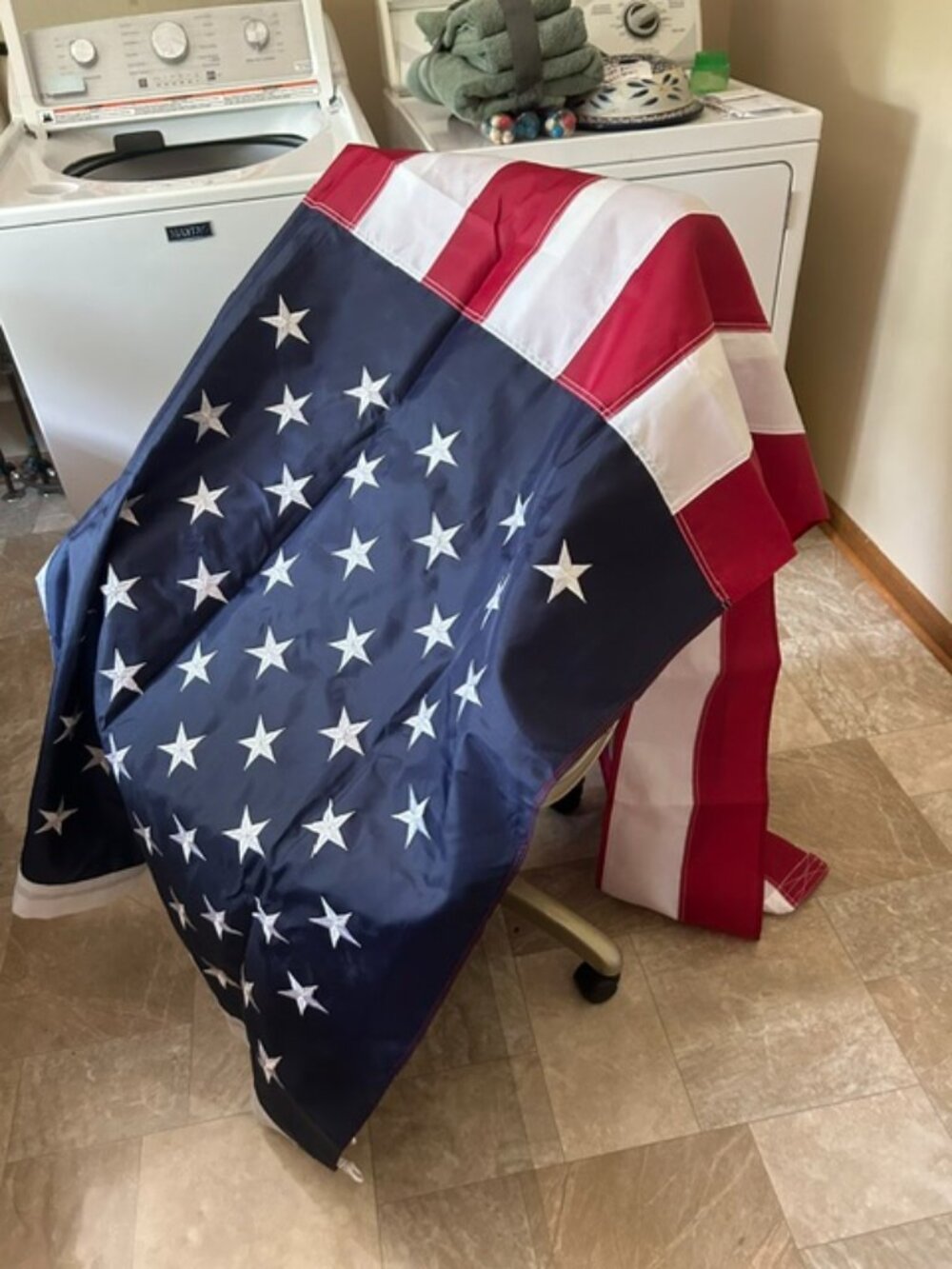 5' x 8' New American Nylon Flag